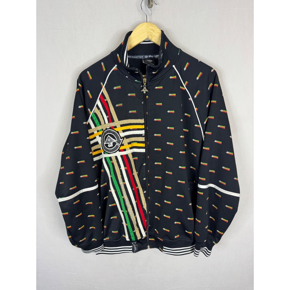 LRG Roots and Equipment Shooting Star Jacket all over print Mens Large